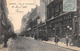 Amiens     80        La Rue Des Trois Cailloux. Magasin De Chaussures Blet     (voir Scan) - Amiens