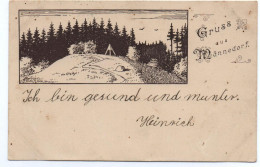 Künstler-LITHO Gruss Aus MÄNNEDORF Signiert - Männedorf