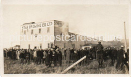 STAR BREWING CO LTD ON FIRE 1933 OLD ORIGINAL PHOTOGRAPH BATTLEFORD SASKATCHEWAN CANADA NOT A POSTCARD RARE SCENE - Other & Unclassified