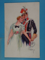 Usabal Couple (femme Et Militaire) - Usabal