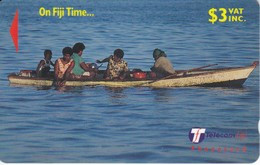 TARJETA DE FIJI DE $3 DE ON FIJI TIME...  29FJB - Fiji