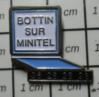 SP14 Pin's Pins / Beau Et Rare / INFORMATIQUE / BOTTIN SUR MINITEL - Computers