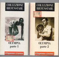 BIG - RIEFENSTAHL OLYMPIA , Ed. Espresso  :  VHS Usate Parte 1 E 2 OLIMPIADI 1936 - Historia