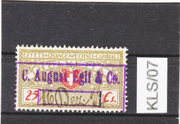 KLS/07 SCHWEIZ 1924 WECHSELSTEUERMARKEN  25 Cs Used / Gestempelt SIEHE ABBILDUNG - Steuermarken