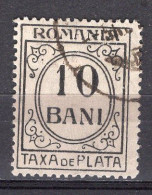 S2909 - ROMANIA ROUMANIE TAXE Yv N°58 - Impuestos