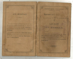 Livret De Famille, Vienne , MONTMORILLON, 1899, 3 Scans - Unclassified