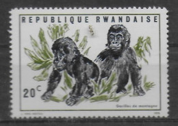 RWANDA    N° 370  * *   Gorilles - Gorilas