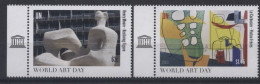 ONU New-York 2023 - Unesco - World Art Day - Journée Mondiale De L'art - Weltkunsttag ** (marge Unesco) - Unused Stamps