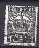 S2929 - ROMANIA ROUMANIE TAXE Yv N°91 - Port Dû (Taxe)