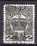 S2930 - ROMANIA ROUMANIE TAXE Yv N°92 - Port Dû (Taxe)