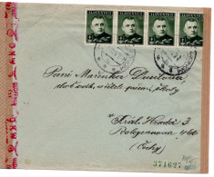 65654 - Slowakei - 1943 - 4@50h Tiso A Bf ... -> Boehmen & Maehren, M Dt Zensur - Storia Postale