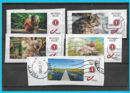 Lot De 5 Mystamps°. - Oblitérés