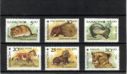 Kazakhstan 1993 . Fauna. 6v.  Michel # 31-36 - Kazakistan