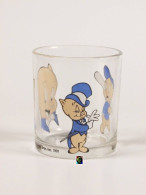 Bicchiere O Bicchieri Nutella Kinder Ferrero 1992 - Warner Bros. 2 - Porky  ( Glass - Glasses - Verres - Vasos - Glaser - Nutella