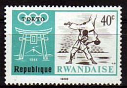 RWANDA    N° 264  * *  Jo 1968   Judo - Judo