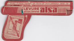 Revolver Publicitaire Pour Les Levures ALSA, En Carton épais Rigide Bon état Voir Les Scans - Publicités