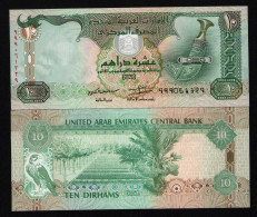 United Arab Emirates 10 Dirhams 999 Replacement 1424-2013 Unc - Emiratos Arabes Unidos