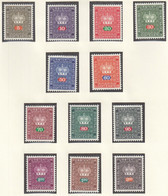 LIECHTENSTEIN  Dienst 45-56, Postfrisch **, 1968 - Service