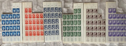 FRANCE 22 Series Hommes Célebres Dites RAVEL N°1066 à 1071 En Grand Morceaux De Feuilles TTB Cote Yvert : 1100 € - Unused Stamps
