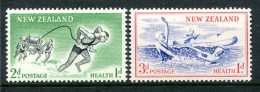 New Zealand 1957 Health - Lifesavers Set LHM (SG 761-762) - Ungebraucht