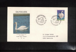 Denmark 1986 Swan Interesting Cover FDC - Zwanen