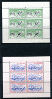 New Zealand 1957 Health - Lifesavers - Wmk. Upright - MS Set Of 2 MNH (SG MS762c) - Nuevos