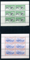 New Zealand 1957 Health - Lifesavers - Wmk. Upright - MS Set Of 2 MNH (SG MS762c) - Unused Stamps