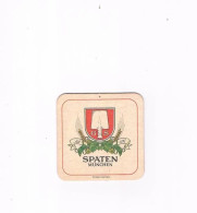 POSAVASOS ANTIGUO CERVEZA BEER SPATEN MUNCHEN - Alcohols