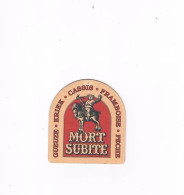 POSAVASOS ANTIGUO CERVEZA BEER MORT SUBITE - Alcohol