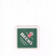 POSAVASOS ANTIGUO BECK'S IMPORTED FROM GERMANY - Alkohol