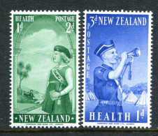 New Zealand 1958 Health - Girls & Boys Brigade Set HM (SG 764-765) - Ongebruikt