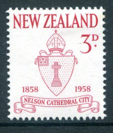 New Zealand 1958 Centenary Of Nelson HM (SG 767) - Unused Stamps