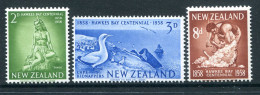 New Zealand 1958 Centenary Of Hawkes Bay Province Set HM (SG 768-770) - Nuevos