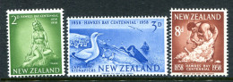 New Zealand 1958 Centenary Of Hawkes Bay Province Set HM (SG 768-770) - Nuevos