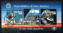 SAN MARINO Block 24, Bl.24 FD Canc. - Weltraum, Space, Espace - SAINT MARIN - Blocchi & Foglietti