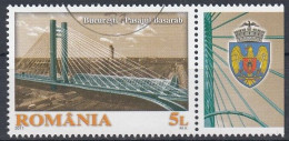 ROMANIA 6536,used,falc Hinged - Oblitérés