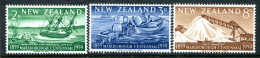New Zealand 1959 Centenary Of Marlborough Province Pairs Set HM (SG 772-774) - Unused Stamps