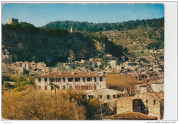 83 - COTIGNAC / VUE AERIENNE SUR LA FALAISE ET L'HOSTELLERIE LOU GALEN - Cotignac