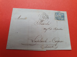 Lettre Avec Texte De Cognac Pour Laplante - Cognac En 1881  - Réf 80 - 1877-1920: Période Semi Moderne