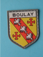 BOULAY ( Chocolat LANVIN ) Blason > Villes De FRANCE ( 5 X 4 Cm. ) ! - Chocolade