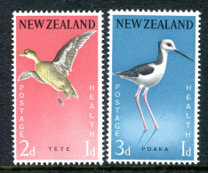 New Zealand 1959 Health - Birds Set HM (SG 776-777) - Neufs