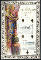 JAPAN 2023 THE CASTLES OF CHAMBORD & CHENONEAU SOUVENIR SHEET OF 2 STAMPS MINT MNH (**) - Neufs