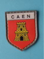 CAEN ( Chocolat LANVIN ) Blason > Villes De FRANCE ( 5 X 4 Cm. ) ! - Chocolate