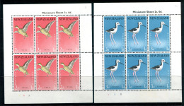 New Zealand 1959 Health - Birds MS Set Of 2 MNH (SG MS777c) - Nuevos