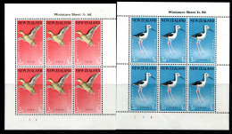 New Zealand 1959 Health - Birds MS Set Of 2 HM (SG MS777c) - Ungebraucht