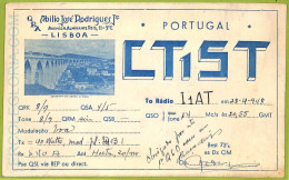 Ad3560 - PORTUGAL - RADIO FREQUENCY CARD  -  Lisboa - 1948 - Radio