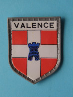 VALENCE ( Chocolat LANVIN ) Blason > Villes De FRANCE ( 5 X 4 Cm. ) ! - Schokolade