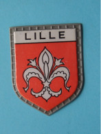 LILLE ( Chocolat LANVIN ) Blason > Villes De FRANCE ( 5 X 4 Cm. ) ! - Schokolade