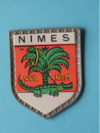 NIMES ( Chocolat LANVIN ) Blason > Villes De FRANCE ( 5 X 4 Cm. ) ! - Chocolat