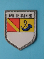 LONS LE SAUNIER ( Chocolat LANVIN ) Blason > Villes De FRANCE ( 5 X 4 Cm. ) ! - Chocolat